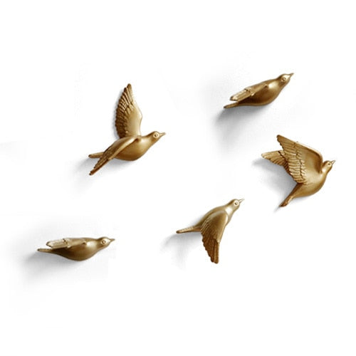 Free Flying Birds Resin Wall Decor - Image 23