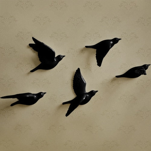 Free Flying Birds Resin Wall Decor - Image 21