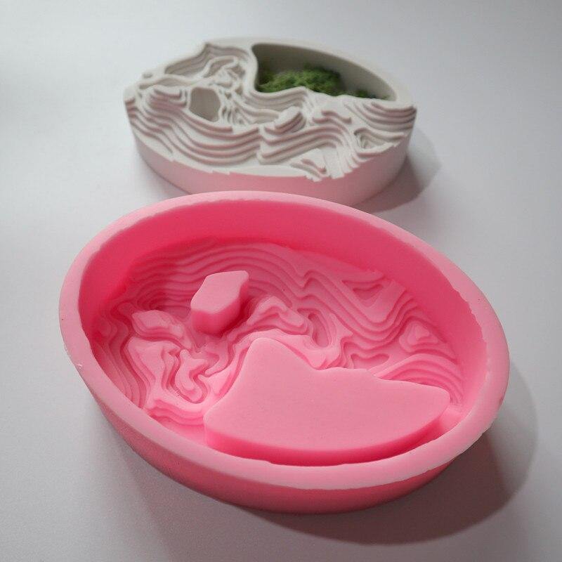 Creative Rockery Flower Pot Mold - Image 3