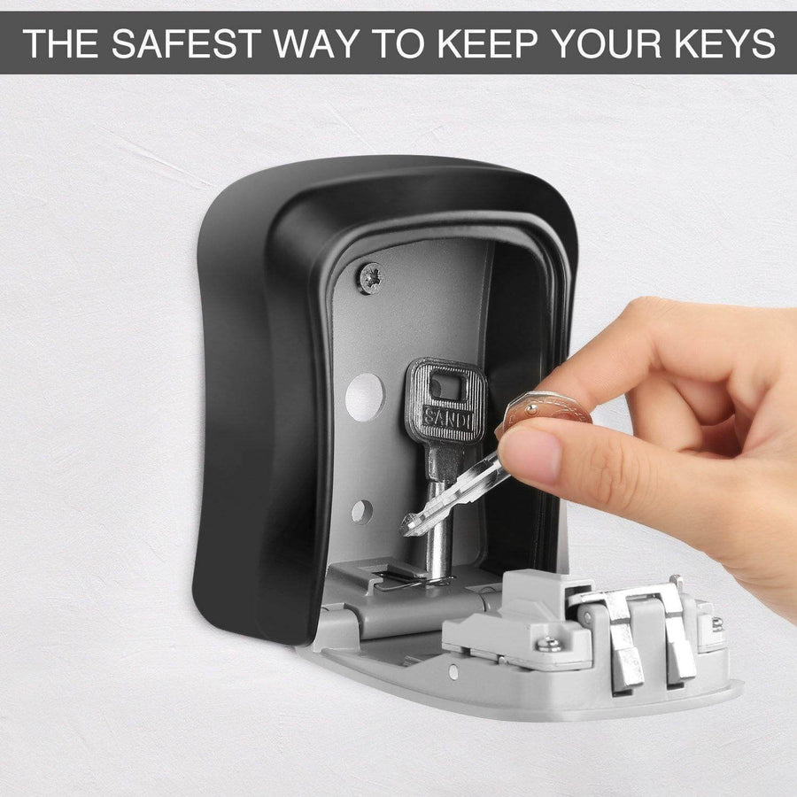 Weatherproof 4-Digit Combination Key Storage Lock Box - Image 11