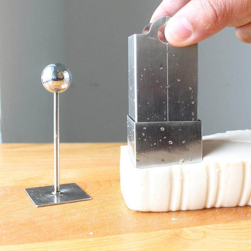 Handy Square Manual Press Tofu Cheese Slicer - Image 3