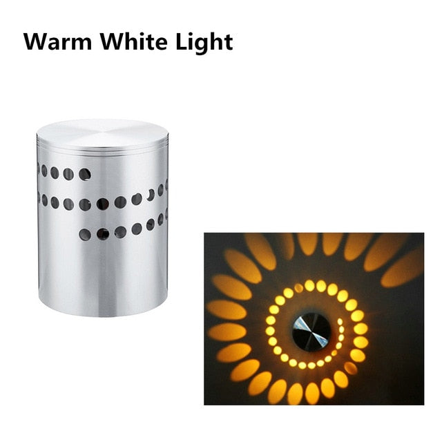 Spiral Hole RGB LED Fun Wall Light - Image 10
