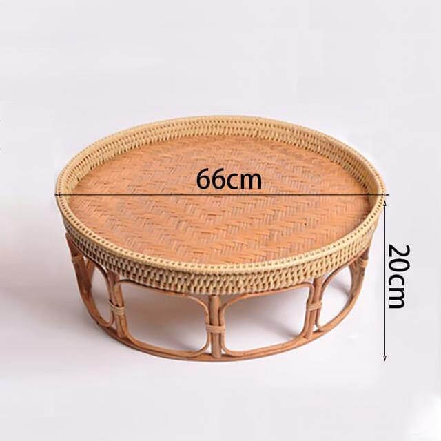 Rattan Picnic Tray Table - Image 6