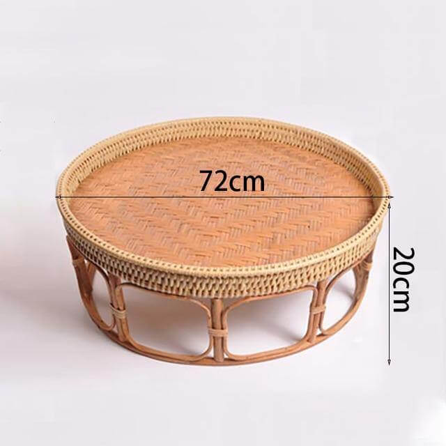 Rattan Picnic Tray Table - Image 8