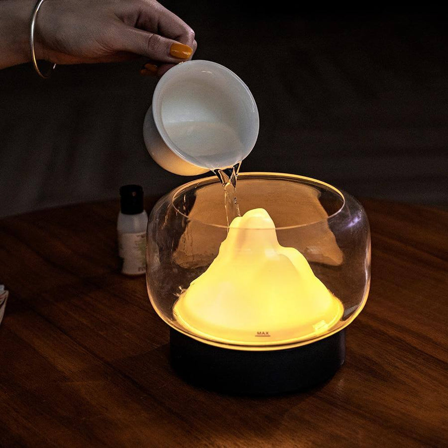 Moutain View Essential Oil Aromatherapy Diffuser Lamp - Image 1