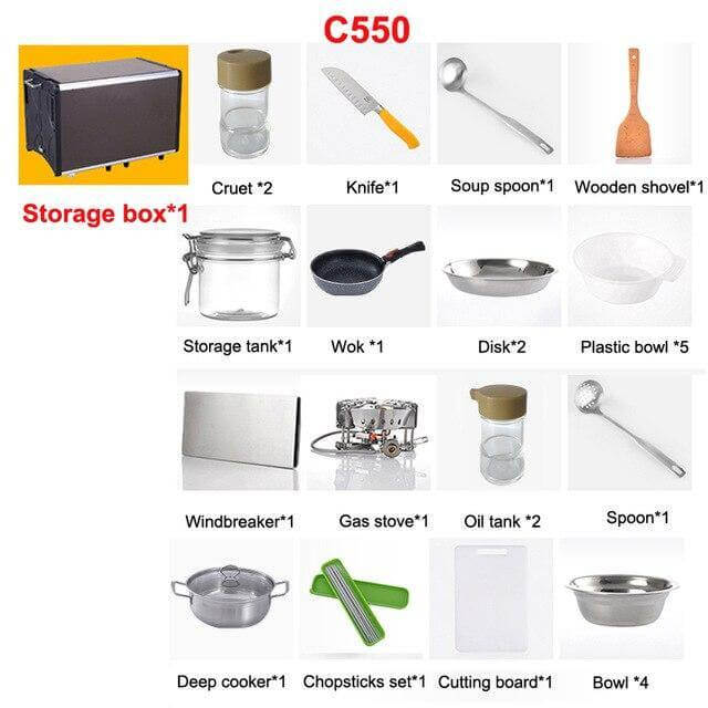 Outdoor Foldable Mobile Kitchen - Image 19
