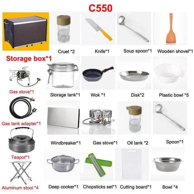Outdoor Foldable Mobile Kitchen - Image 18