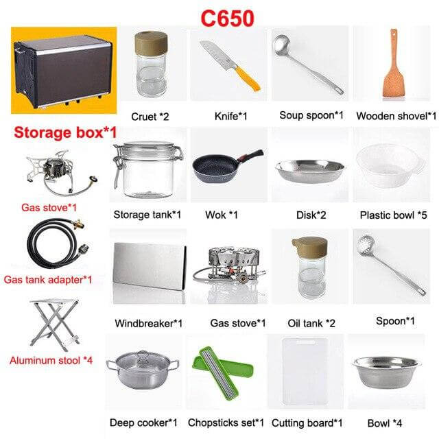 Outdoor Foldable Mobile Kitchen - Image 24
