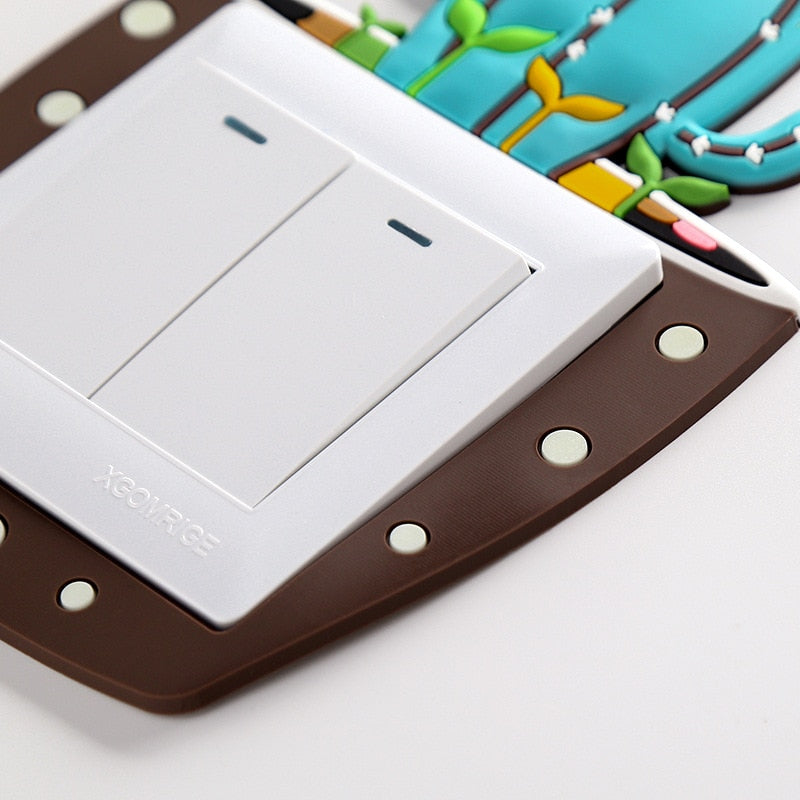 Luminous Cactus Socket Cover Sticker - Image 3