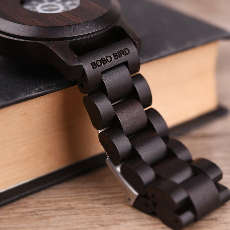 Luxury Wooden Simple Quartz Men Watch - Image 3