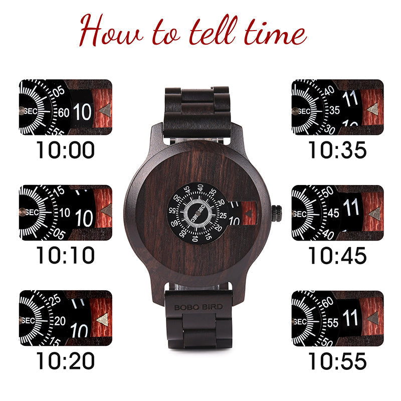 Luxury Wooden Simple Quartz Men Watch - Image 11