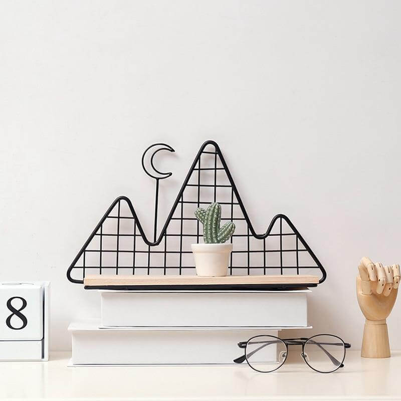 Nordic Style Metal Wall Shelf - Image 0