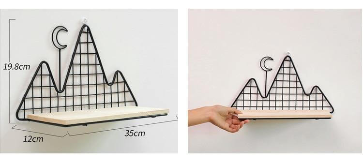 Nordic Style Metal Wall Shelf - Image 6