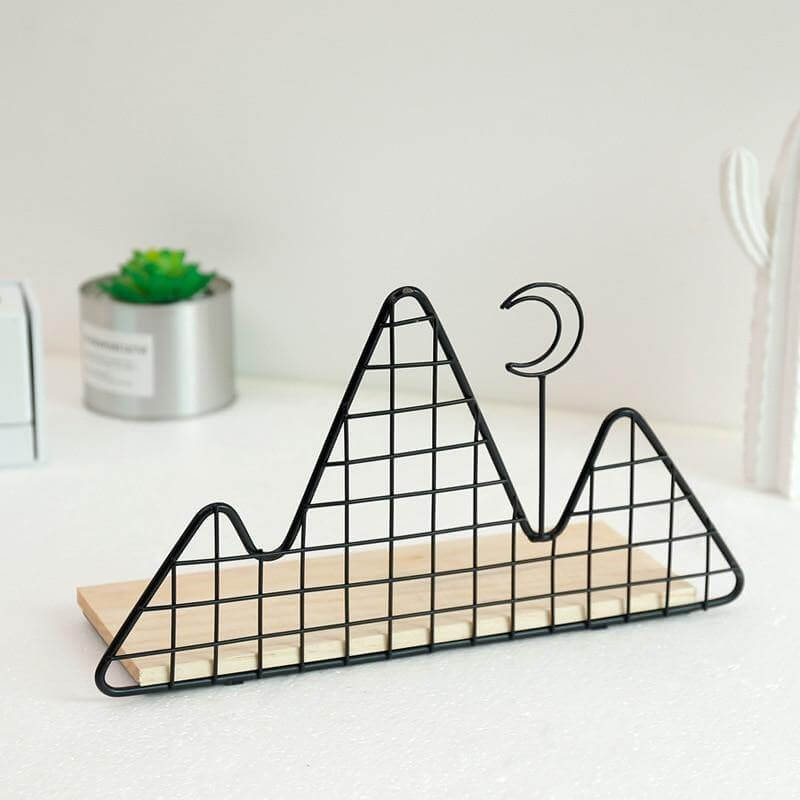 Nordic Style Metal Wall Shelf - Image 2