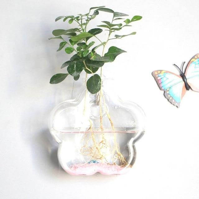 Wall Hanging Hydroponic Glass Vases - Image 9