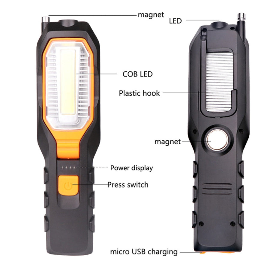 Portable Magnetic Emergency Power Bank Lamp - Image 7