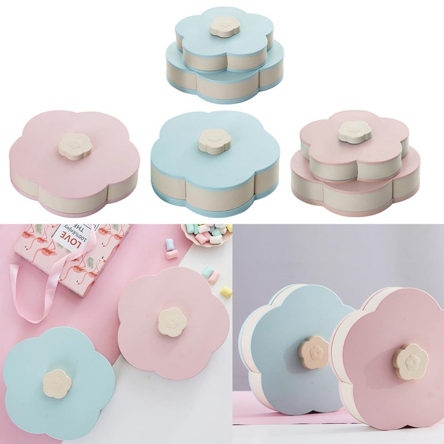 Petal-Shape Rotating Snack Box - Image 8