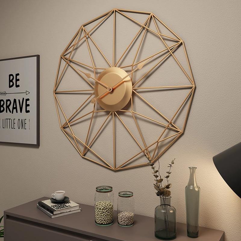 Iron Art Silent Wall-Mounted Clock - Image 6