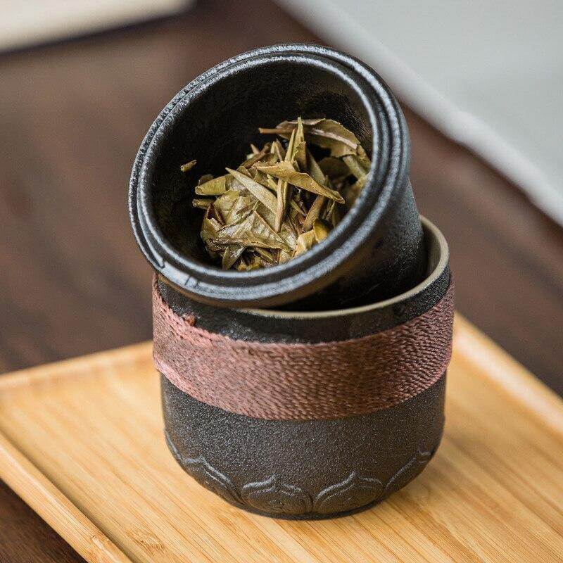 Portable Chinese Kung Fu Ceramic Tea Mug - Image 15
