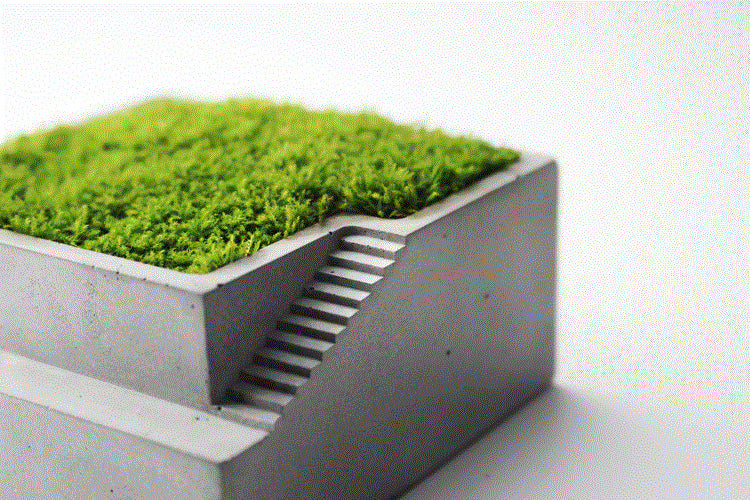 Creative Mini Stairs Flower Pot Mold - Image 1