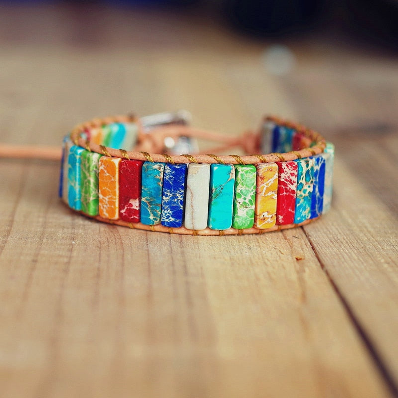 Color Burst Chakra Positivity Bracelet - Image 2