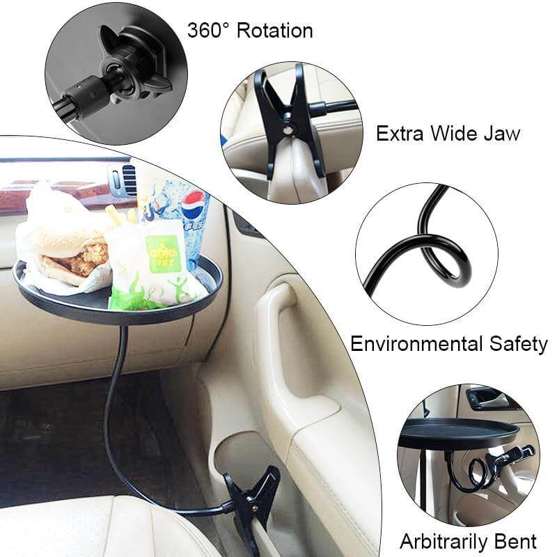 Adjustable Car Snack Holder Tray Organizer - Image 1