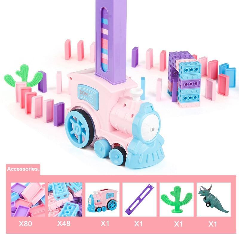 Train Domino Maker Toy Set - Image 3