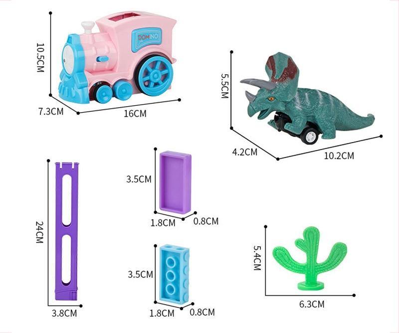 Train Domino Maker Toy Set - Image 1
