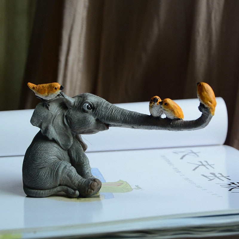 Lucky Elephant Fairy Garden Ornament - Image 0