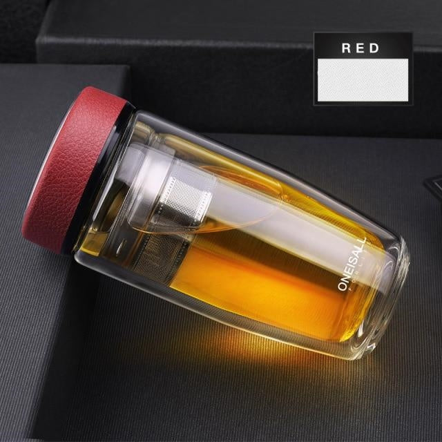 Elegant Double Glass Tea Infuser - Image 10