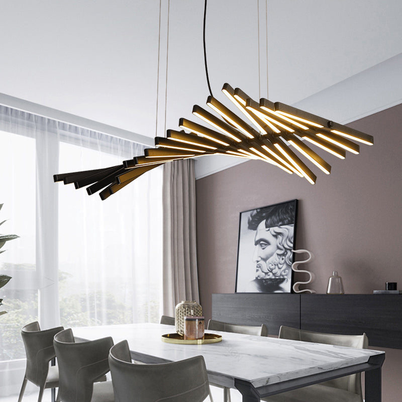 Modern LED Chandelier Industrial Acrylic Lamp - Image 6