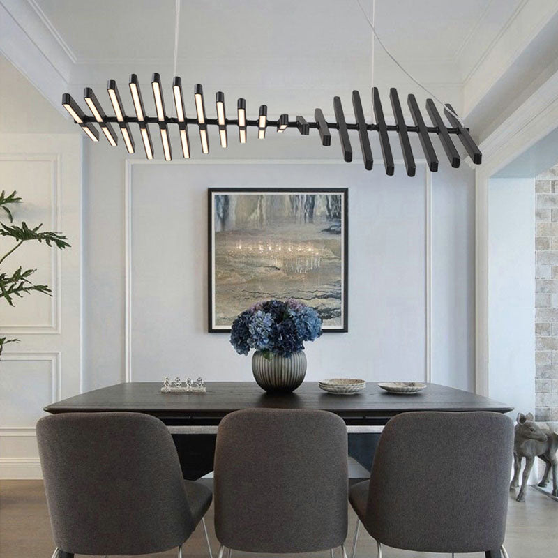 Modern LED Chandelier Industrial Acrylic Lamp - Image 4
