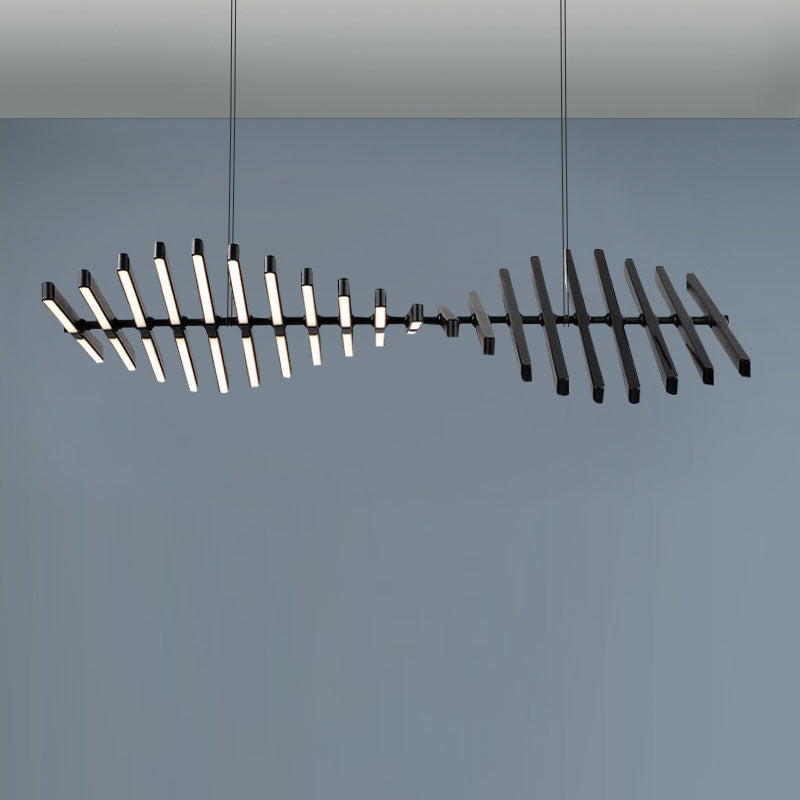 Modern LED Chandelier Industrial Acrylic Lamp - Image 3