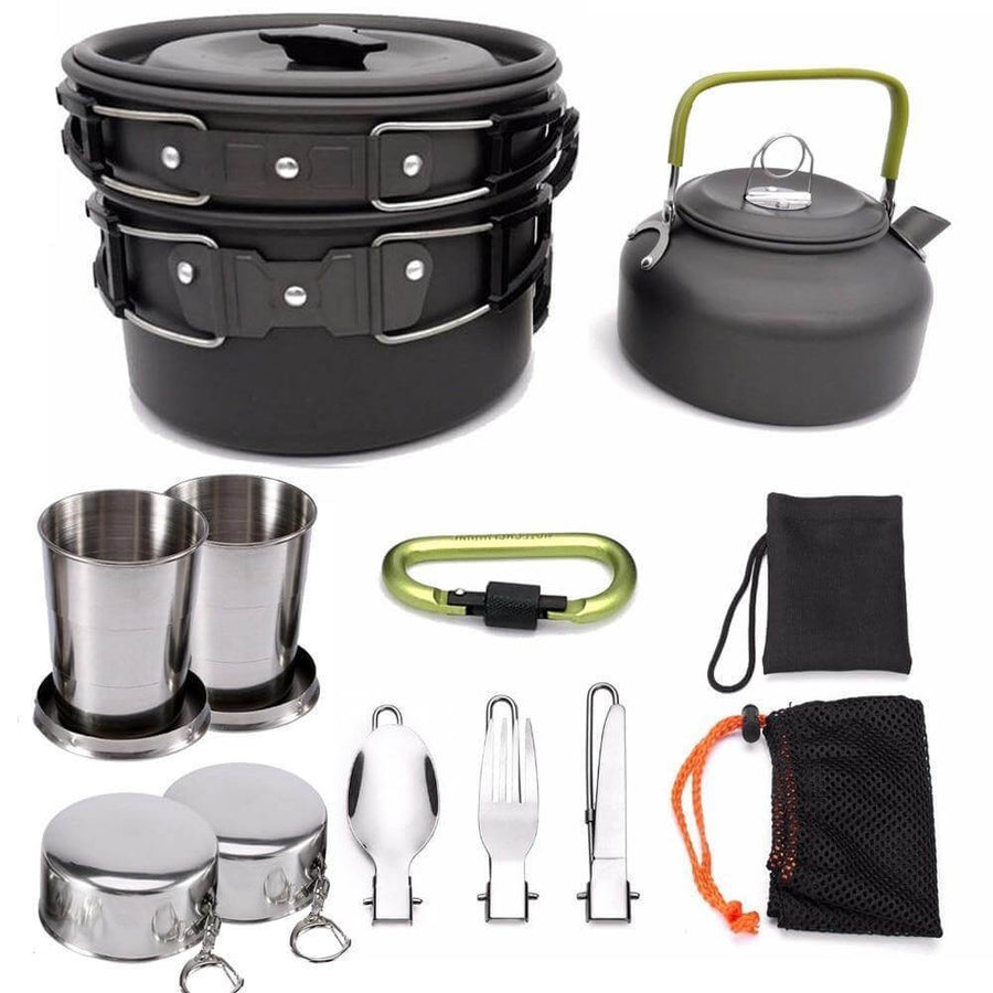 Non-stick Outdoor Camping Cookware Picnic Cooking Set - Image 0