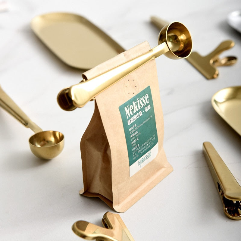 European Style Sealing Clip Measuring Spoon - Image 0