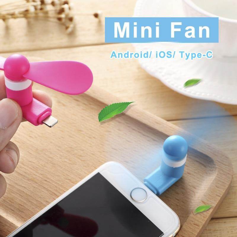 Flexible Phone Mini Fan - Image 1