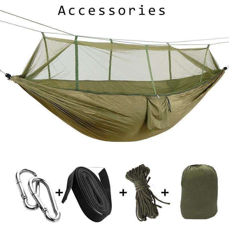 Portable Adventure Camping Outdoor Mosquito Net Hammock - Image 14