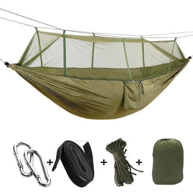 Portable Adventure Camping Outdoor Mosquito Net Hammock - Image 1