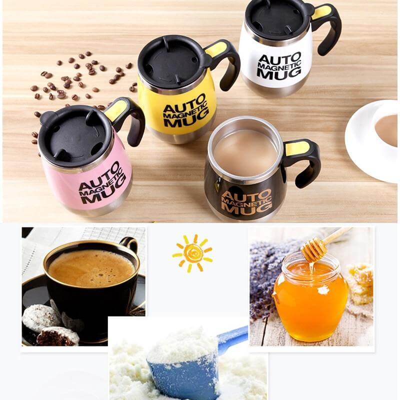 Portable Self Stirring Coffee Mugs - Image 4
