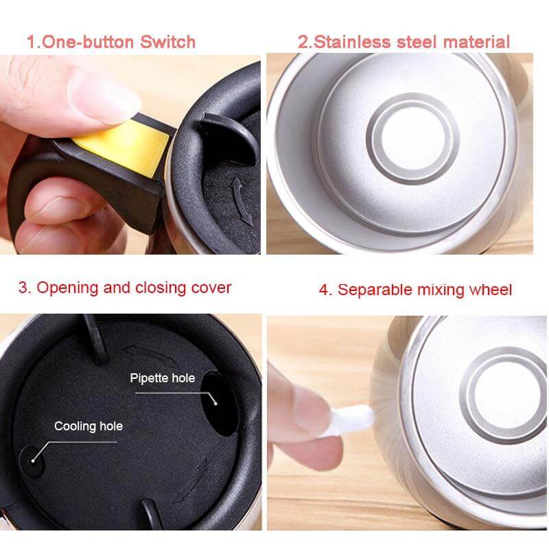 Portable Self Stirring Coffee Mugs - Image 5