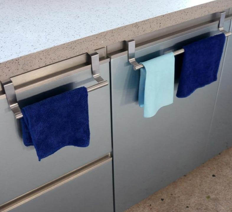 Metal Durable Stainless Steel Cabinet Towel Hanger - Image 0