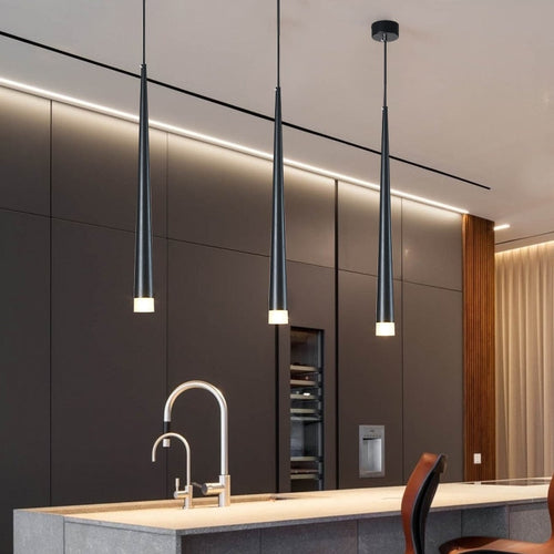 Nordic Long Downlight Elegant Led Chandelier - Image 0