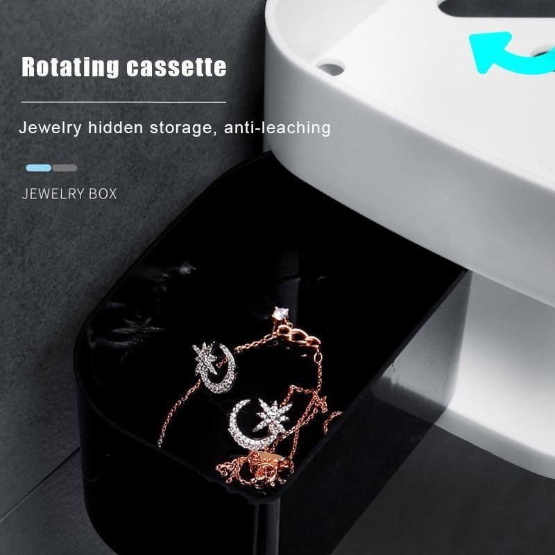 Bathroom Rotating Adjustable Shampoo Wall Shelf Organizer - Image 3
