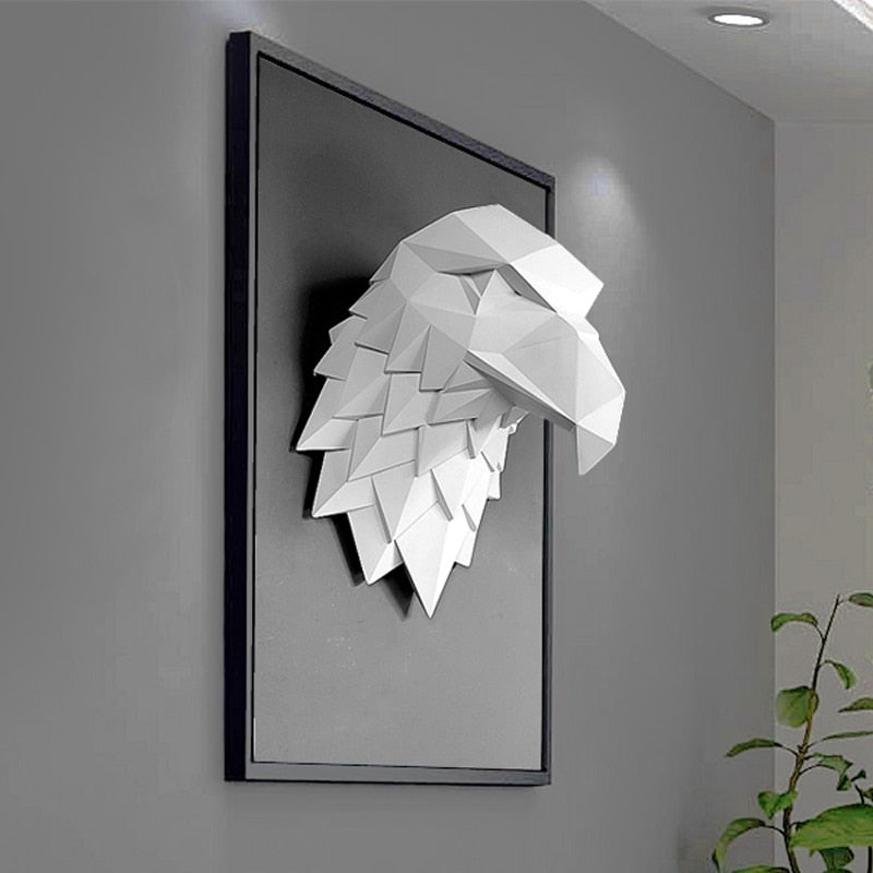3D Eagle Sculpture Home Wall Decor - Image 0