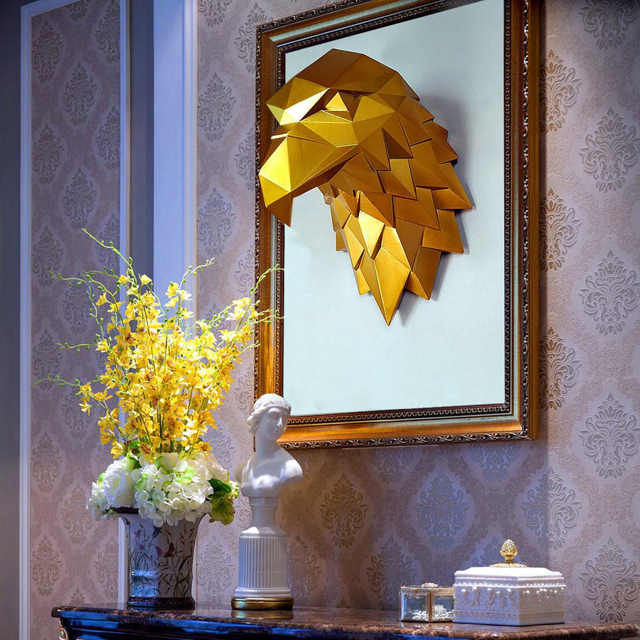 3D Eagle Sculpture Home Wall Decor - Image 1