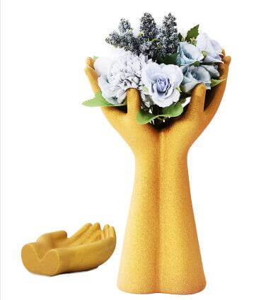 European Hand Model Ceramic Vase Decoration - Image 1