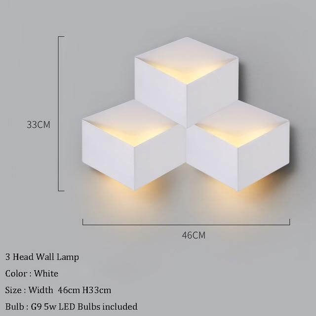 Creative Modern Geometric LED Wall Light - Image 3