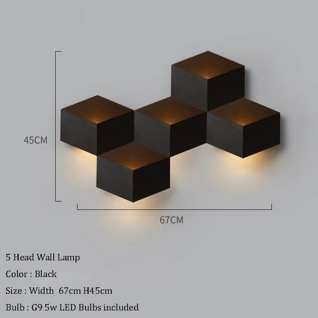 Creative Modern Geometric LED Wall Light - Image 8