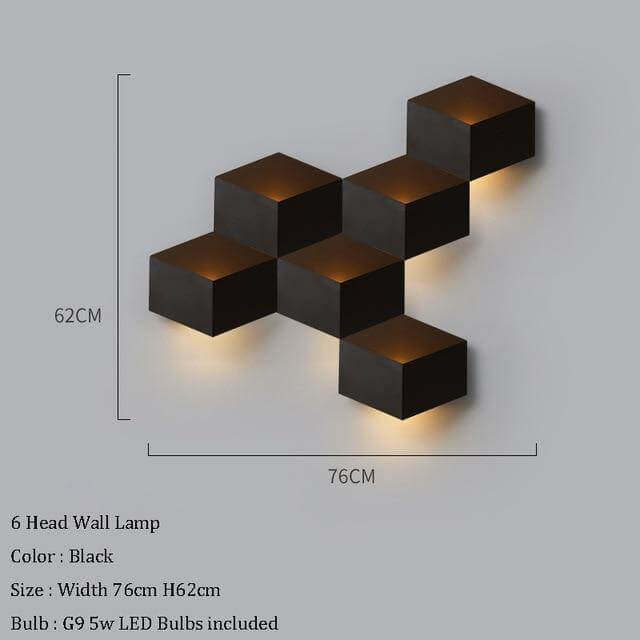 Creative Modern Geometric LED Wall Light - Image 5