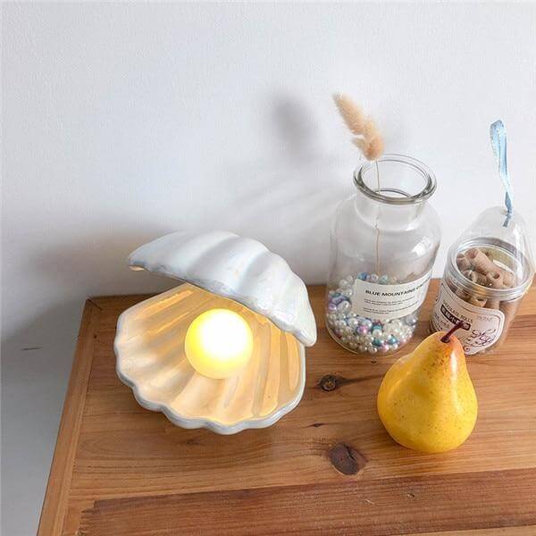 Portable Pearl in Shell Night Light - Image 0